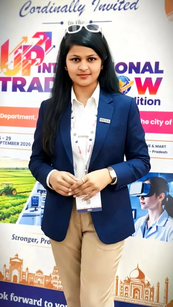 Anupriya Tripathi at a trade show